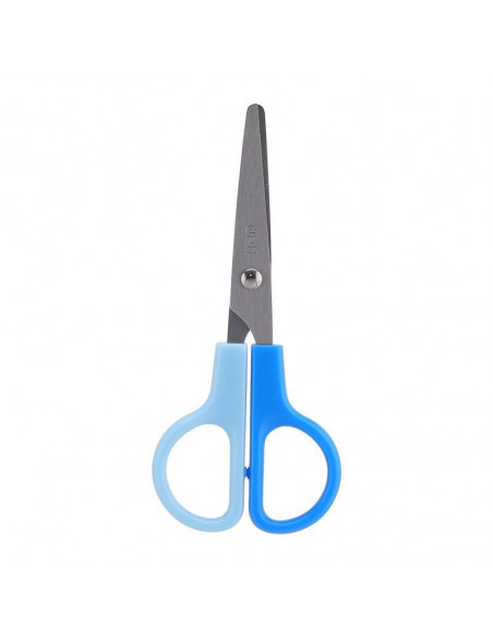 Foarfeca Scolara Deli Cu Protectie Plastic, 12 cm Foarfeca Scolara Deli Cu Protectie Plastic, 12 cm