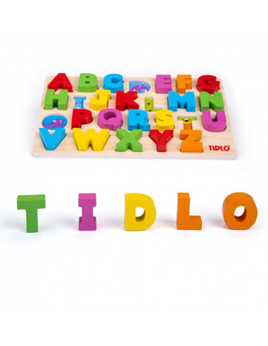 Puzzle alfabet - Litere mari,T0016