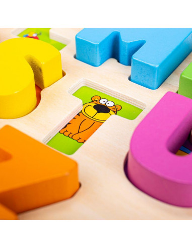 Puzzle alfabet - Litere mari,T0016