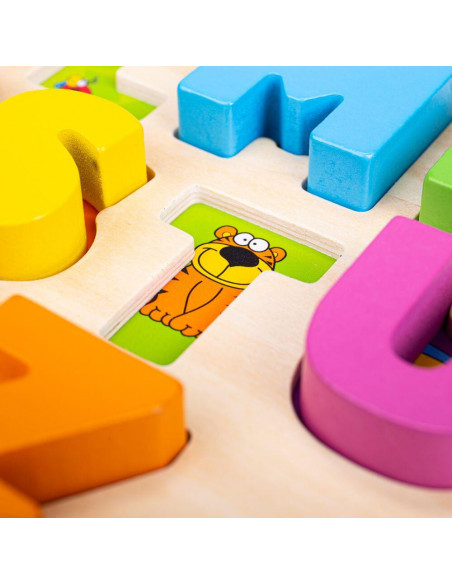 Puzzle alfabet - Litere mari,T0016