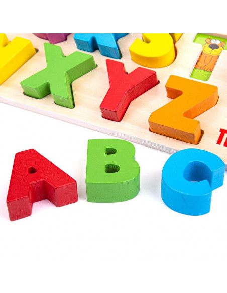 Puzzle alfabet - Litere mari,T0016