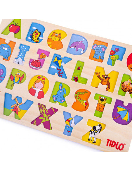 Puzzle alfabet - Litere mari,T0016
