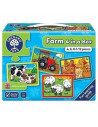 Set 4 Puzzle Orchard Toys La Ferma Piese Farm Four In A Box, 4 Set 4 Puzzle Orchard Toys La Ferma Piese Farm Four In A Box, 4