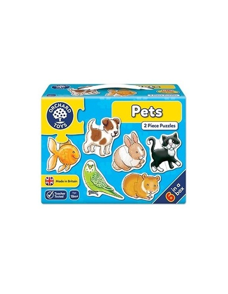 Set 6 puzzle Animale de companie (2 piese) PETS,OR206