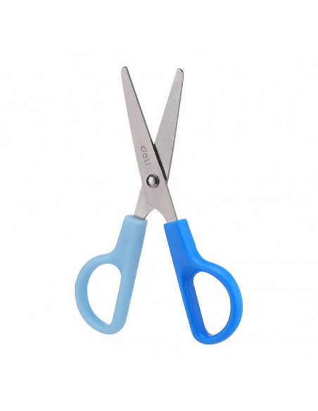 Foarfeca Scolara Deli Cu Protectie Plastic, 12 cm Foarfeca Scolara Deli Cu Protectie Plastic, 12 cm