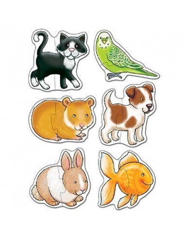 Set 6 puzzle Animale de companie (2 piese) PETS,OR206