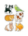 Set 6 puzzle Animale de companie (2 piese) PETS,OR206