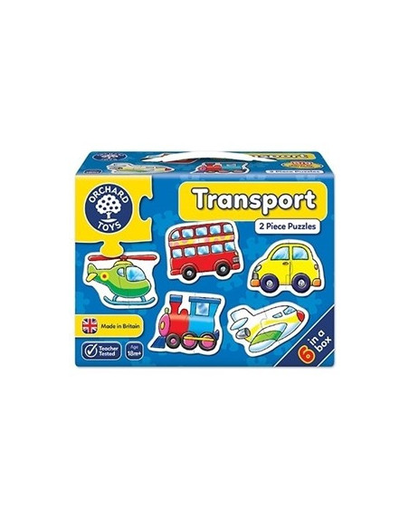 Set 6 puzzle Transport (2 piese),OR203 Set 6 puzzle Transport (2 piese),OR203