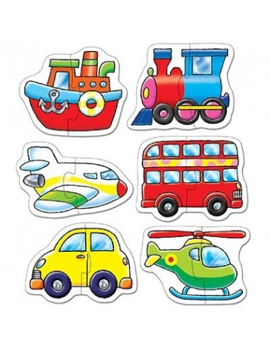 Set 6 puzzle Transport (2 piese),OR203 Set 6 puzzle Transport (2 piese),OR203