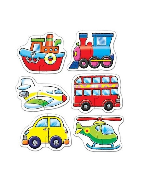 Set 6 puzzle Transport (2 piese),OR203 Set 6 puzzle Transport (2 piese),OR203