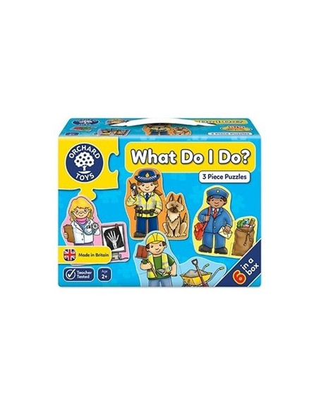 Set mai multe puzzle Meserii (3 piese) WHAT DO I DO?,OR213