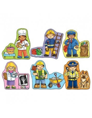 Set mai multe puzzle Meserii (3 piese) WHAT DO I DO?,OR213