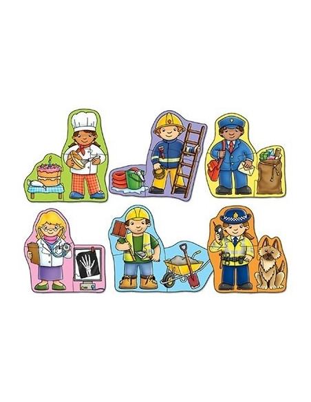 Set mai multe puzzle Meserii (3 piese) WHAT DO I DO?,OR213