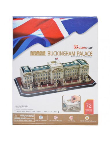 Puzzle 3D Buckingham Palace, 72 Piese,16784