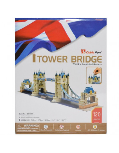 Puzzle 3D Tower Bridge, 120 Piese,MC066H