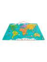 Harta lumii mare - puzzle magnetic,130929