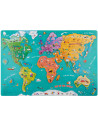 Harta lumii mare - puzzle magnetic,130929