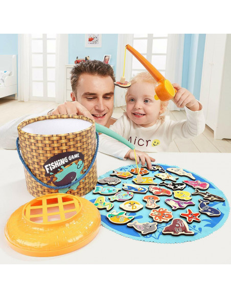 Joc magnetic de pescuit - 30 piese,120360