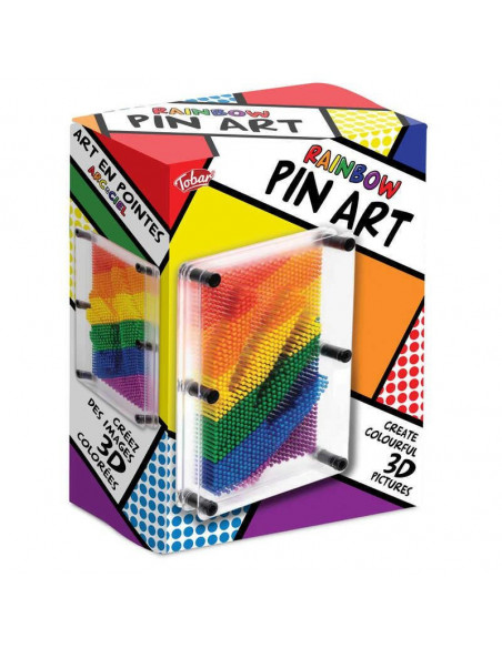 Pin art curcubeu,T37078