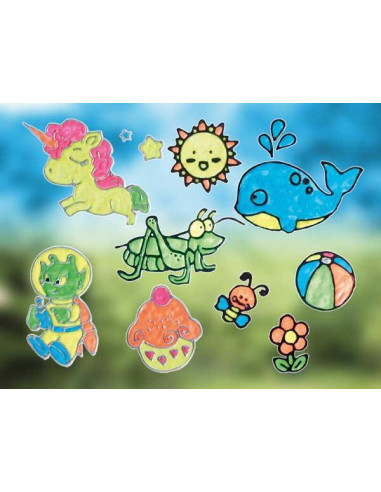 Decoratiuni reflectorizante pentru geam,B8506