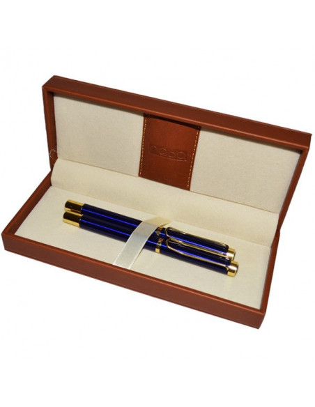 Set Office 11 - Agenda A5 Nedatata Bleumarin cu magnet, 120