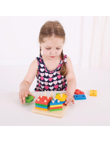 Joc de sortare - 4 forme geometrice,BB094