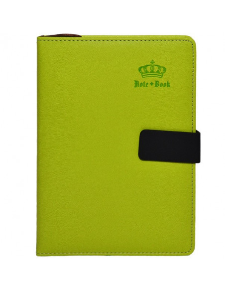 Set Office - Agenda A5 Nedatata Verde cu magnet, 120 File cu