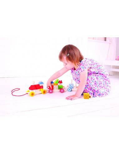 Trenuletul colorat cu forme,BB037