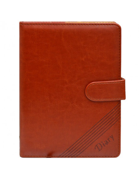 Set Office 10 - Agenda A5 Nedatata Maro cu magnet, 120 File cu