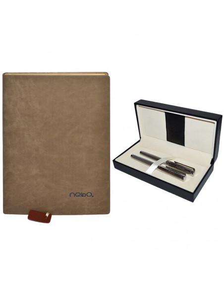 Set Office Agenda A5 Nedatata, 100 File cu Pix si Stilou Set Office Agenda A5 Nedatata, 100 File cu Pix si Stilou
