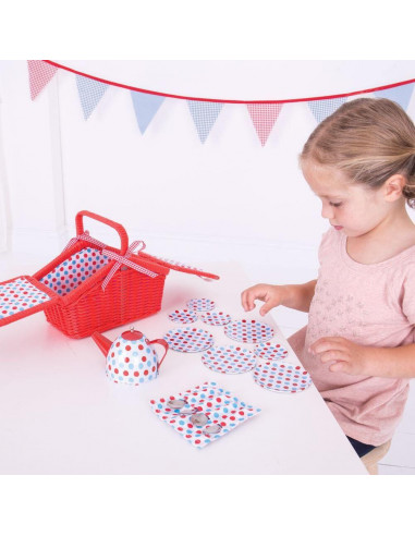 Setul meu de picnic cu buline,BJ630