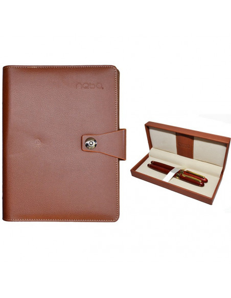 Set Office 5 - Agenda A5 Nedatata cu buton, 100 File cu Pix si Set Office 5 - Agenda A5 Nedatata cu buton, 100 File cu Pix si