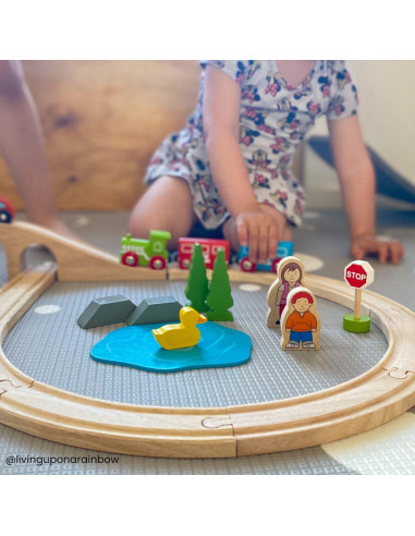 Set tren cu cale ferata circulara,BJT012