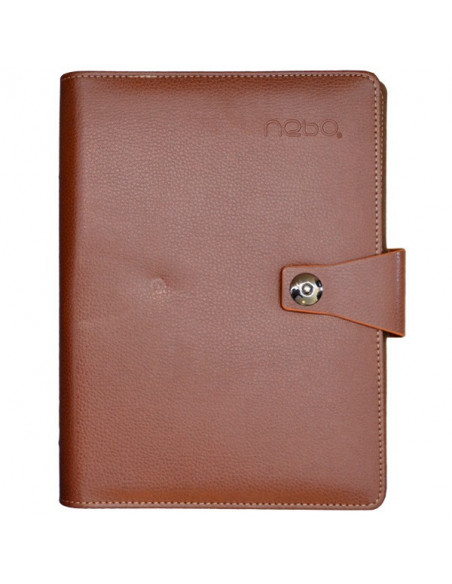 Set Office 5 - Agenda A5 Nedatata cu buton, 100 File cu Pix si