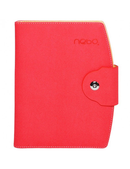 Set Office Agenda A5 Nedatata cu buton Rosie, 100 File cu Pix Set Office Agenda A5 Nedatata cu buton Rosie, 100 File cu Pix