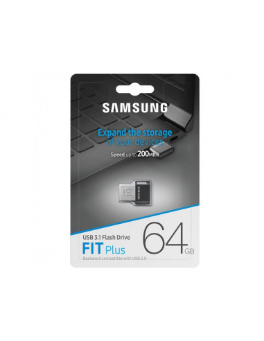 MEMORY DRIVE FLASH USB3.1 64GB/FIT PLUS MUF-64AB/APC