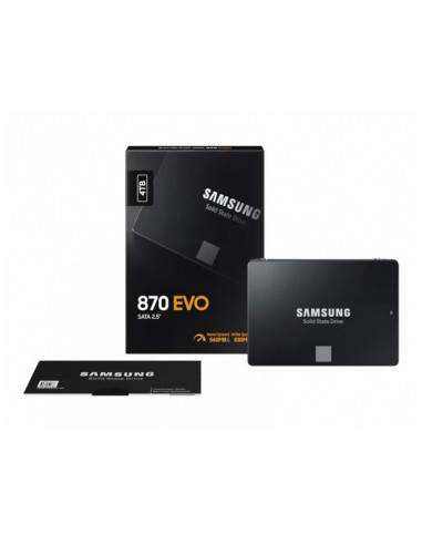 SSD SATA2.5" 4TB 6GB/S/870 EVO MZ-77E4T0B/EU