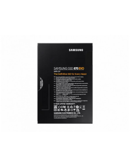 SSD SATA2.5" 4TB 6GB/S/870 EVO MZ-77E4T0B/EU
