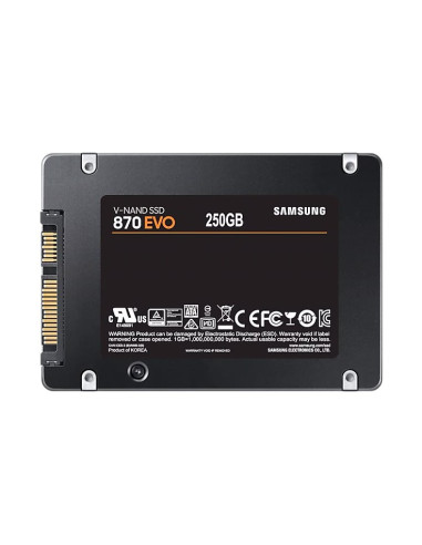 SSD SATA2.5" 250GB 6GB/S/870 EVO MZ-77E250B/EU