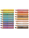 SW880183,Set 18 creioane colorate Stabilo Woody 3 in 1, pensula si ascutitoare incluse