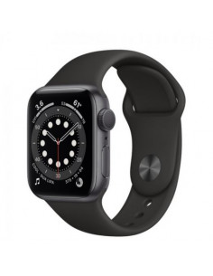 Ceas Smartwatch Apple S6 GPS + Cellular Regular, 44mm, Black Sport Band
