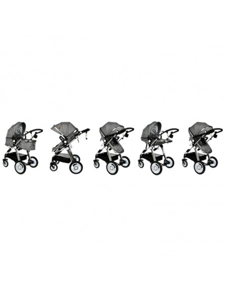 Carucior 2 in 1 reversibil S-18 Buf Boof Grey 0 36 luni,S-18Grey Carucior 2 in 1 reversibil S-18 Buf Boof Grey 0 36 luni,S-18Grey