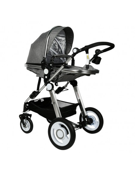 Carucior 2 in 1 reversibil S-18 Buf Boof Grey 0 36 luni,S-18Grey Carucior 2 in 1 reversibil S-18 Buf Boof Grey 0 36 luni,S-18Grey
