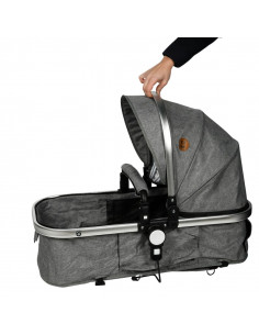 Carucior 2 in 1 reversibil S-18 Buf Boof Grey 0 36 luni,S-18Grey 2