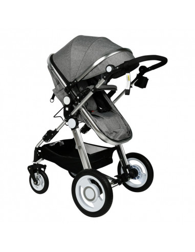 Carucior 2 in 1 reversibil S-18 Buf Boof Grey 0 36 luni,S-18Grey Carucior 2 in 1 reversibil S-18 Buf Boof Grey 0 36 luni,S-18Grey