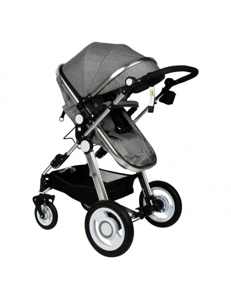 Carucior 2 in 1 reversibil S-18 Buf Boof Grey 0 36 luni,S-18Grey Carucior 2 in 1 reversibil S-18 Buf Boof Grey 0 36 luni,S-18Grey