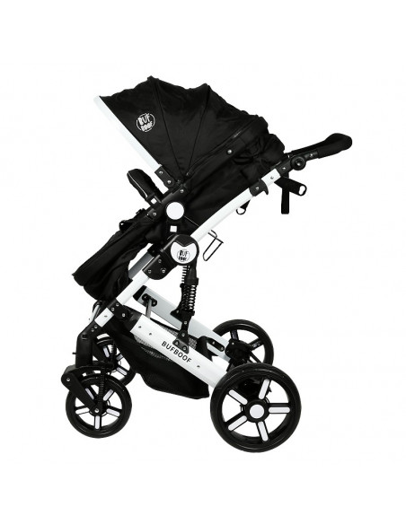 Carucior 2 in 1 reversibil X2 Black 0 36 luni Buf Boof,X2Black