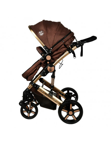 Carucior 2 in 1 reversibil X2 Chocolate Gold 0 36 luni Buf