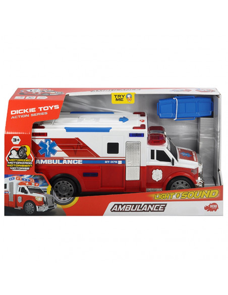 Masina ambulanta Dickie Toys Ambulance DT-375 cu