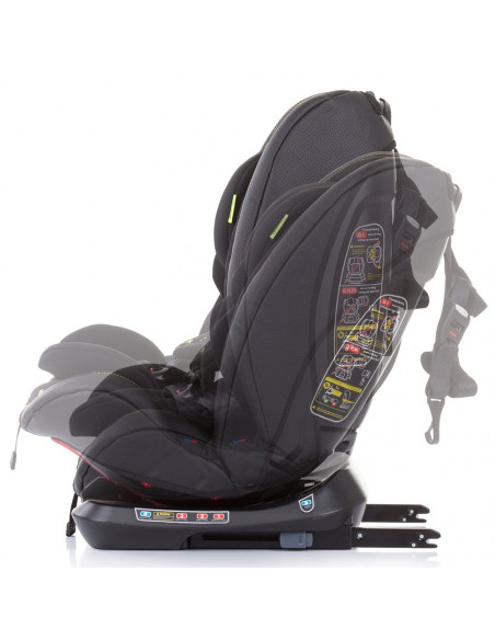 Scaun auto Chipolino Techno 0-36 kg raven cu sistem